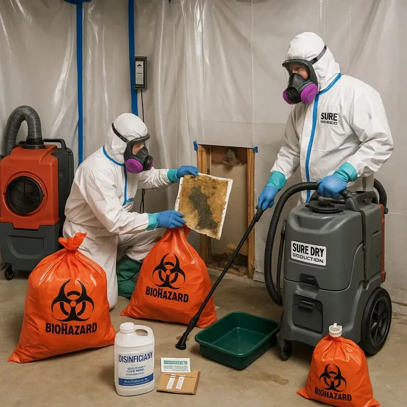 Contaminated Water Handling Protocols process in Summerville, SC